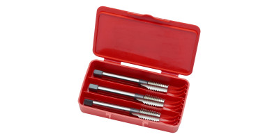 E531NO6 3db-os készlet DORMER HSS egyenes hornyú kézi menetfúró, BSW, ISO szabvány